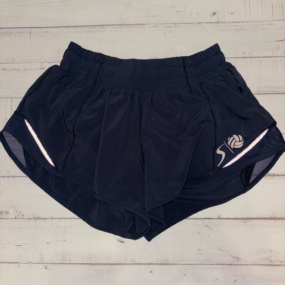 Lululemon True Navy Hotty Hot Shorts